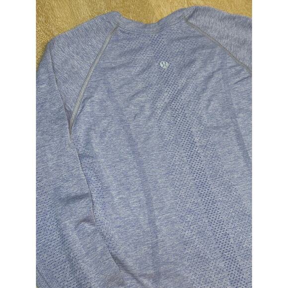 Lululemon Swiftly Tech Long Sleeve Shirt 2.0 Size 6 Light Blue - Picture 4 of 5